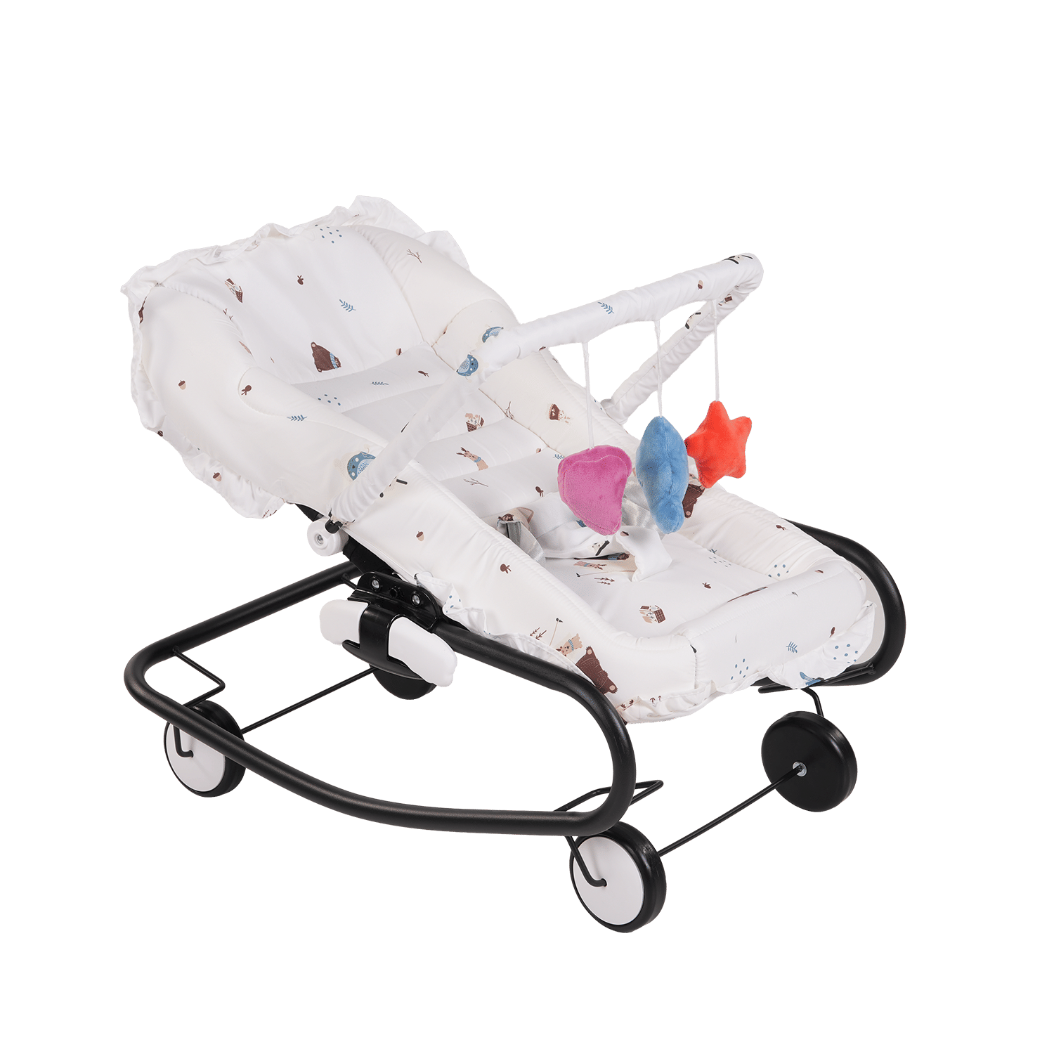เปลโยก CAMERA MALMO LUBIX สีขาวโครงสีดำ_1